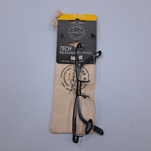 Dr. Dean Black Wire Tech Reading Glasses +1.75